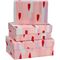 Набор прямоугольных коробок 3в1, MESHU "Stylish pink", (19*12*7,5-15*10*5см)