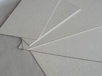 Картон грунтованный эмульсией 35 х50 см, толщина 2,0 мм, двусторонний