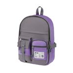 Рюкзак Berlingo Tasty "Lilac matcha", 40*28*15см, 1 отделение, 7 карманов, уплотненная спинка