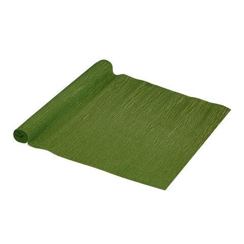 Бумага гофрированная/креповая, 110 г/м2, 50х250 см, травяная, в рулоне, ОСТРОВ СОКРОВИЩ, 112548