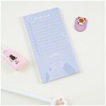Блок для записей (To Do list) MESHU 8,0*15,0см, 50л., "Meow power", на склейке