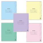 Тетрадь 12 л. ЮНЛАНДИЯ КЛАССИЧЕСКАЯ, косая линия, обложка картон, АССОРТИ 5 видов.105649