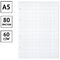 Сменный блок 80л., А5, ArtSpace, белый, пленка т/у