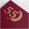 Папка адресная "55 лет" OfficeSpace, А4, бумвинил, инд. упаковка