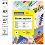 Пленка для ламинирования А7+ OfficeSpace 85*120мм, 100мкм, глянец, 100л.