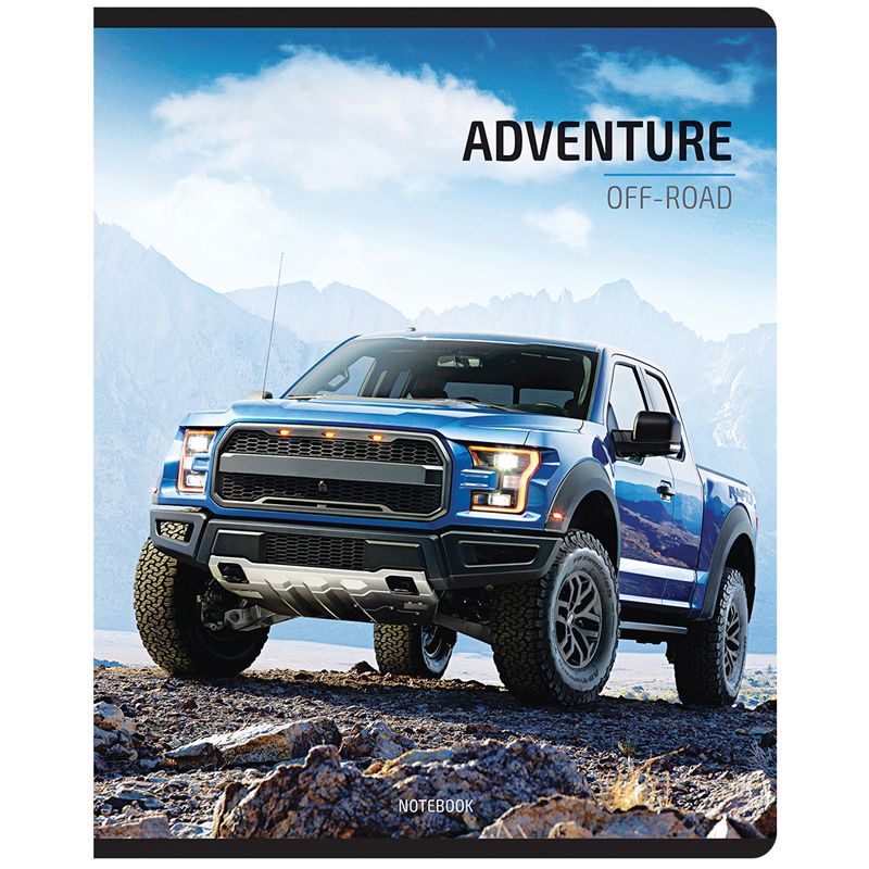 Тетрадь 96л., А5, клетка ArtSpace "Авто. Off-road adventures"