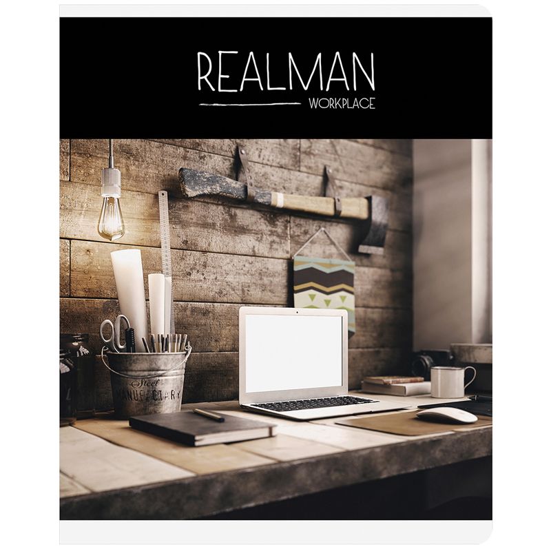 Тетрадь 96л., А5, клетка ArtSpace "Стиль. Realman"