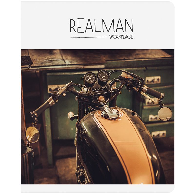 Тетрадь 96л., А5, клетка ArtSpace "Стиль. Realman"
