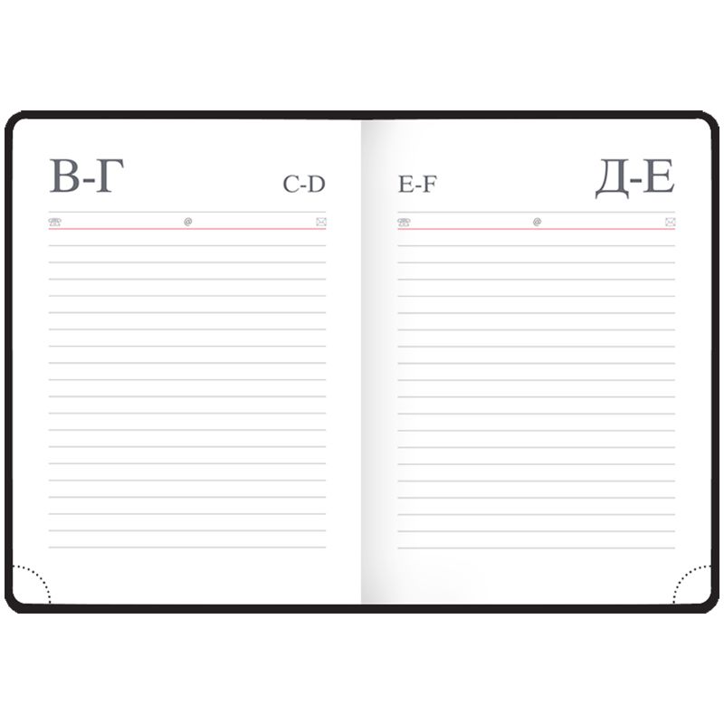 Ежедневник недатир. А6, 136л., кожзам, OfficeSpace "Nebraska", коричневый