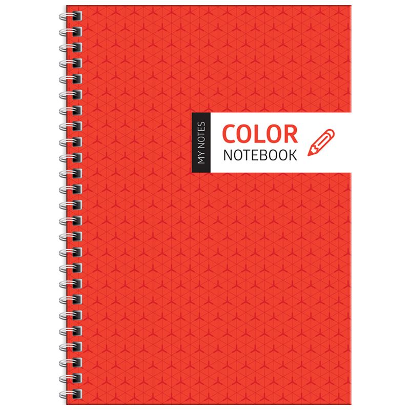 Тетрадь 80л., А5, клетка на гребне ArtSpace "Моноколор. My notes", гляцевая ламинация, твердая обложка