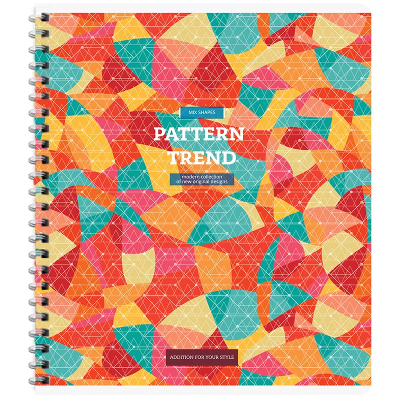 Тетрадь 96л., А5, клетка на гребне ArtSpace "Узоры. Pattern trend"