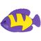 Ластик ArtSpace "Рыбки", фигурный, термопластичная резина, ассорти, 50*30*10мм