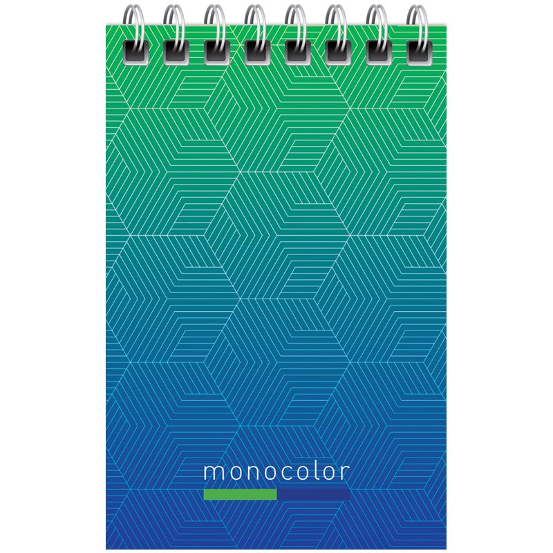 Блокнот А7 40л. на гребне ArtSpace "Моноколор. Simple modern"