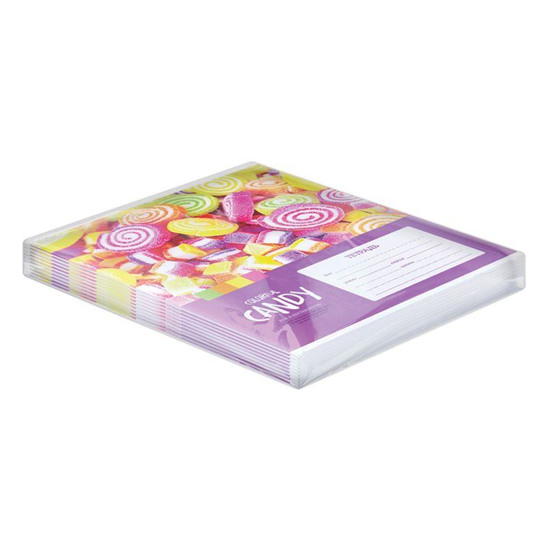 Тетрадь 12л., клетка ArtSpace "Леденцы. Colorful candy"