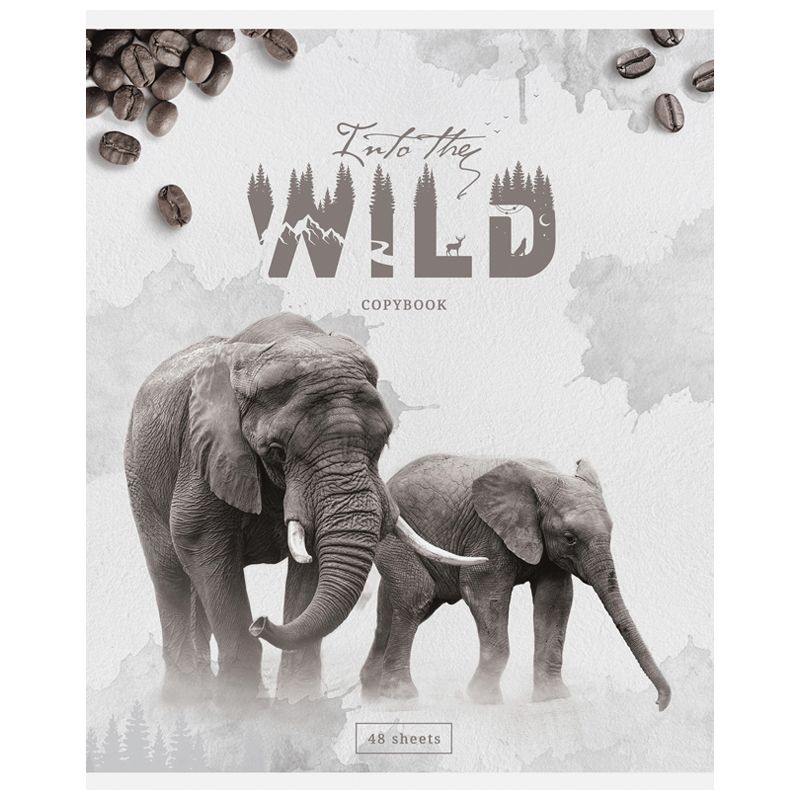 Тетрадь 48л., А5, клетка ArtSpace "Животные. Into the wild", суперэконом