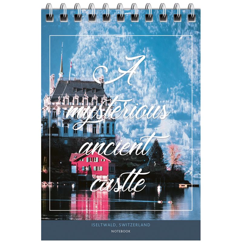 Блокнот А6 80л. на гребне ArtSpace "Путешествия. Mysterious castle"