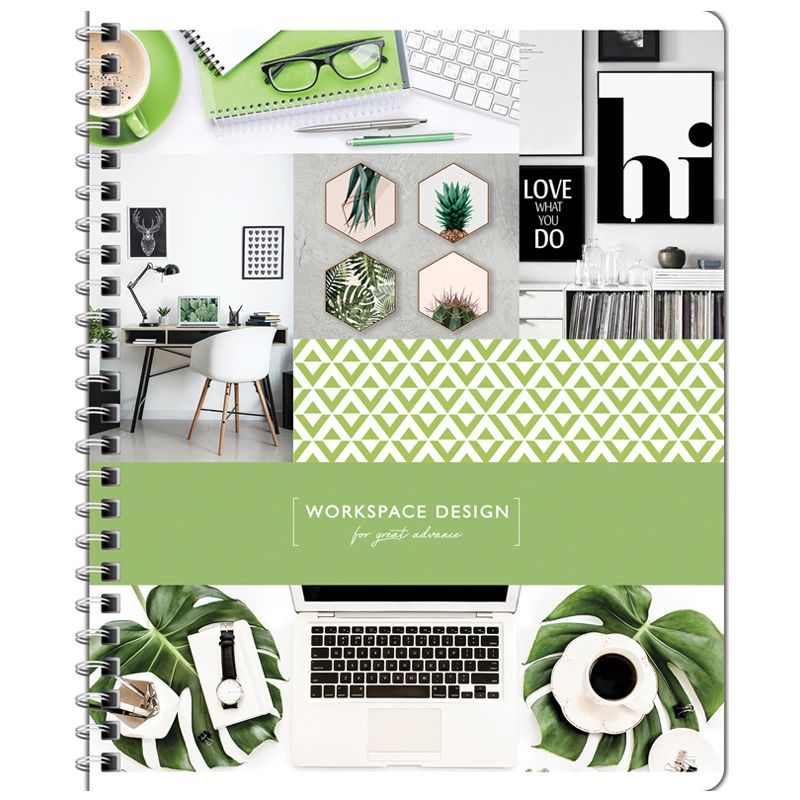 Тетрадь 96л., А5, клетка на гребне ArtSpace "Офис. Workspace design"