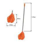 Швабра OfficeClean Professional, ручка 110см, насадка "Юбка" из микрофибры, длина 28см