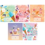 Тетрадь 24л., клетка ArtSpace "Рисунки. Bright sweets", эконом