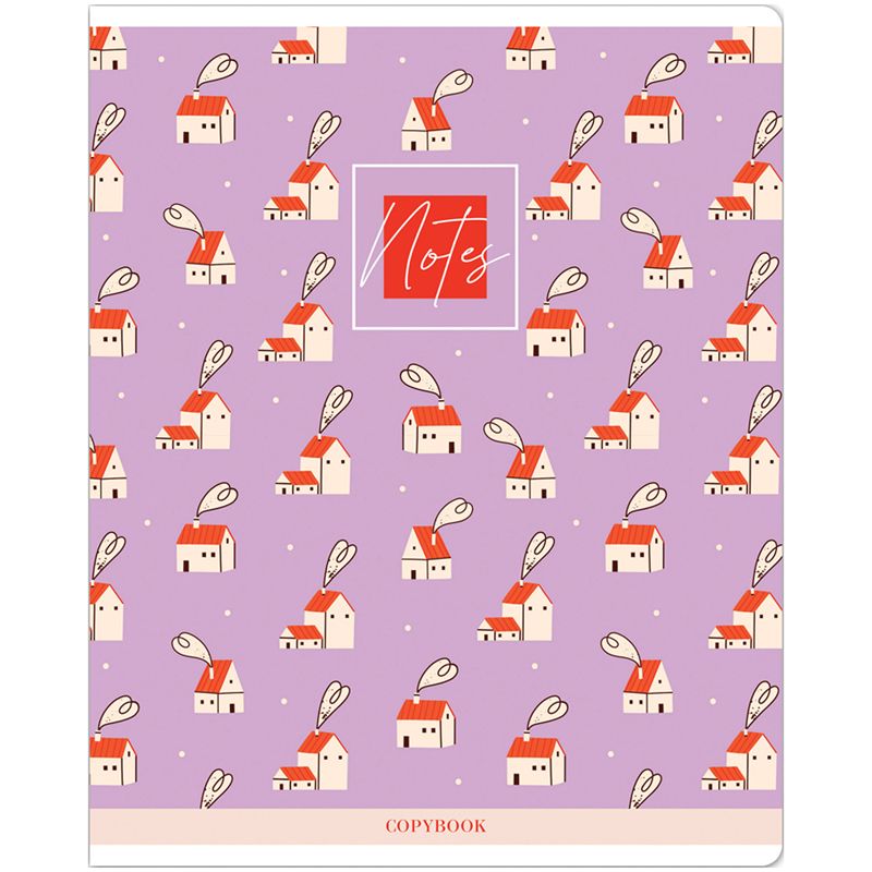 Тетрадь 40л., А5, клетка ArtSpace "Рисунки. House", эконом