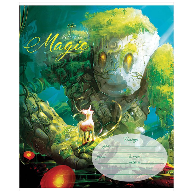 Тетрадь 18л., линия ArtSpace "Рисунки. Magic", эконом