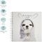 Скетчбук 60л., 150*150 MESHU "Puppy", на гребне, выб. лак, soft-touch, 120г/м2