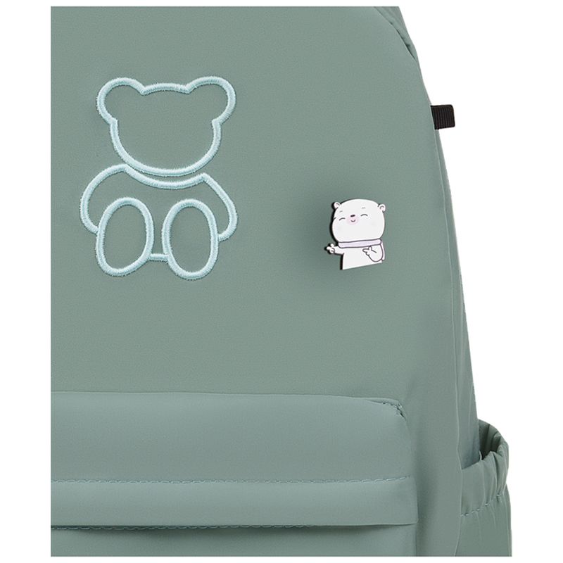 Значок деревянный MESHU "Sweet bear", прямая УФ-печать, 3,2*3,4см