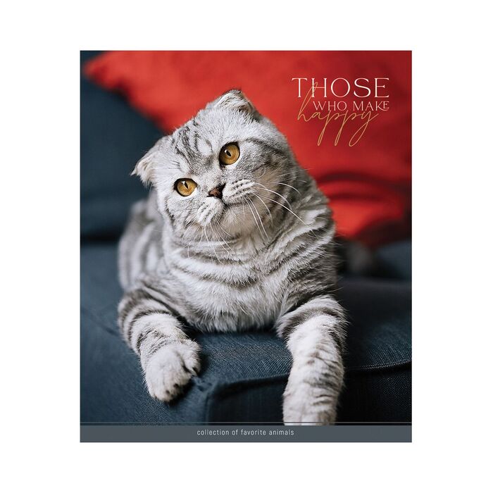 Тетрадь 96л., А5, клетка ArtSpace "Питомцы. Cat"
