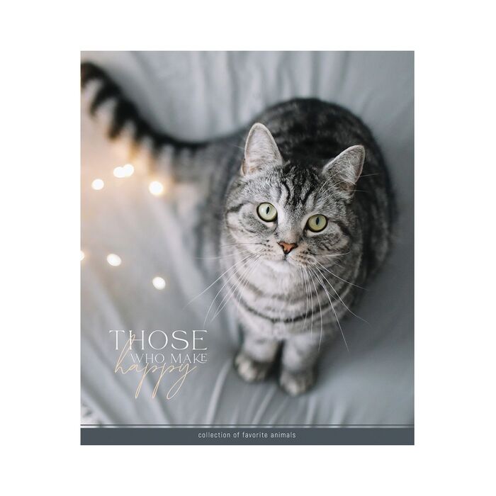 Тетрадь 96л., А5, клетка ArtSpace "Питомцы. Cat"