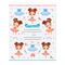 Тетрадь 18л., клетка ArtSpace "Рисунки. Маленькие Принцессы", эконом