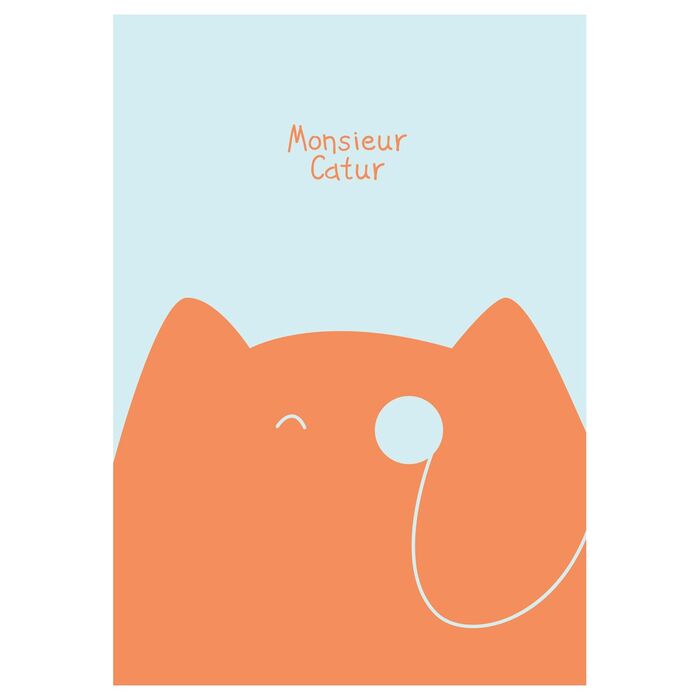 Тетрадь 40л., А5, клетка MESHU "Mr. Cat" матовая ламинация, выборочный лак, ЕВРО