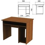 Стол компьютерный "Эко", 900х680х740 мм, орех, 400995-19
