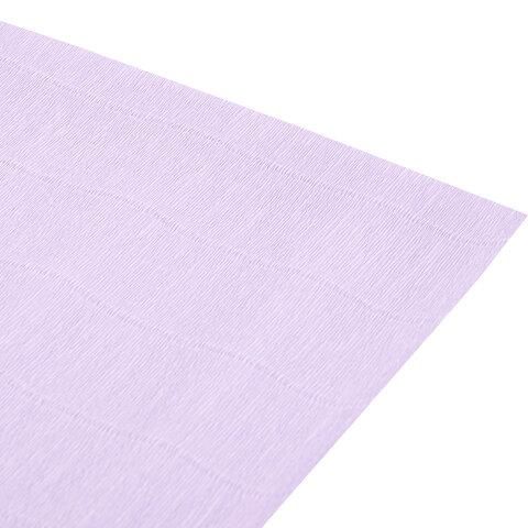 Бумага гофрированная/креповая (ИТАЛИЯ) 180 г/м2, 50х250 см, светло-лиловая (592), BRAUBERG FIORE, 112647