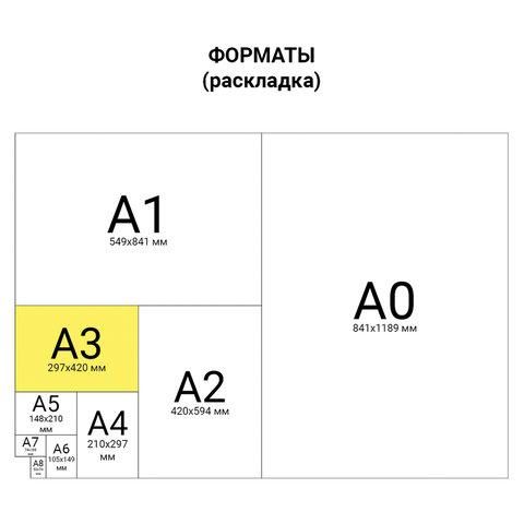 Обложки пластиковые для переплета БОЛЬШОЙ ФОРМАТ А3, КОМПЛЕКТ 100 шт., 200 мкм, прозрачные, ОФИСМАГ, 531446