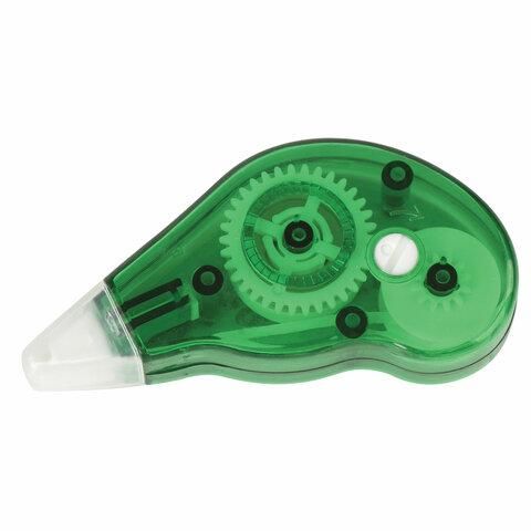 Корректирующая лента STAFF "EVERYDAY", 5 мм х 3 м, корпус зеленый, механизм перемотки, блистер, 226810