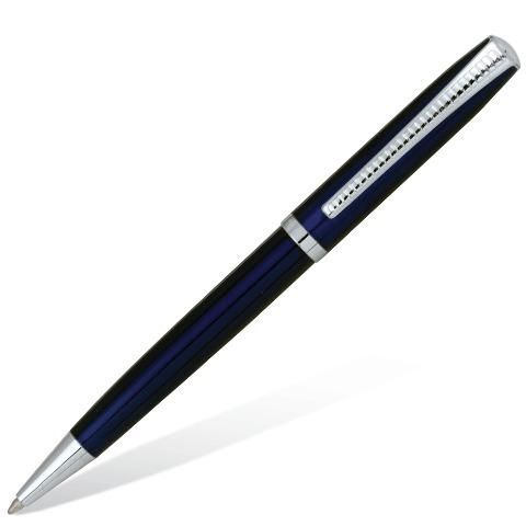 Ручка подарочная шариковая BRAUBERG "Cayman Blue", корпус синий, узел 1 мм, линия письма 0,7 мм, синяя, 141409