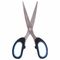 Ножницы BRAUBERG "Classic+", 160 мм, черно-синие, классической формы, резиновые вставки, 236447