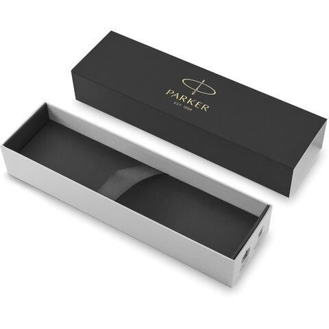 Ручка перьевая PARKER "IM Core Black Lacquer GT", черный глянцевый лак, позолота, синяя, 1931645