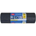 Мешки для мусора 220л OfficeClean ПВД, 88*130см, 30мкм, 25шт., черные, в рулоне