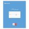 Тетрадь 18 л. BRAUBERG КЛАССИКА, клетка, обложка картон, СИНЯЯ, 104731