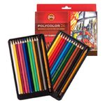 Карандаши цветные художественные POLYCOLOR 3834, 24цв, 3834024007KZ Koh-I-Noor 1377670