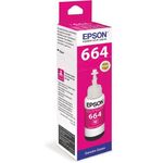 Чернила EPSON 664 (T6643) для СНПЧ Epson L100/L110/L200/L210/L300/L456/L550, пурпурные, ОРИГИНАЛЬНЫЕ, C13T66434A/398