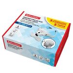 Лупа налобная с LED-ПОДСВЕТКОЙ, 5 сменных линз 95х33 мм, увеличение 1,0 - 3,5, BRAUBERG, 455929