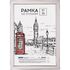 Рамка пластиковая 21*30см, OfficeSpace "Color", розовый