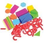 Касса цифр и счетных материалов ЮНЛАНДИЯ "ЛЁГКИЙ СЧЁТ", 142 элемента, пенал, 104750