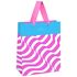 Пакет подарочный 18*23*10см MESHU "Fuchsia color Illusion", отд. фольгой, матовая ламинация
