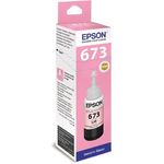 Чернила EPSON 673 (T6736) для СНПЧ Epson L800/L805/L810/L850/L1800, светло-пурпурные, ОРИГИНАЛЬНЫЕ, C13T67364A/698