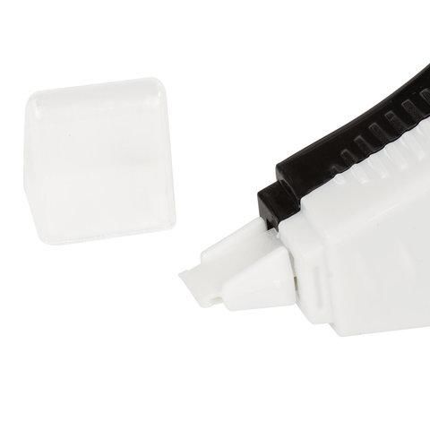 Корректирующая лента BRAUBERG "BLACK&WHITE" 5 мм х 8 м, корпус белый, механизм перемотки, блистер, 226813