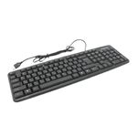 Клавиатура проводная DEFENDER Element HB-520, USB, 104 клавиши + 3 дополнительные клавиши, черная, 45522
