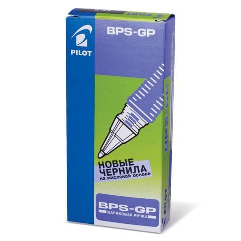 Ручка шариковая масляная с грипом PILOT "BPS-GP", ЧЕРНАЯ, корпус прозрачный, узел 0,5 мм, линия письма 0,18 мм, BPS-GP-EF, BPS-GP-ЕF